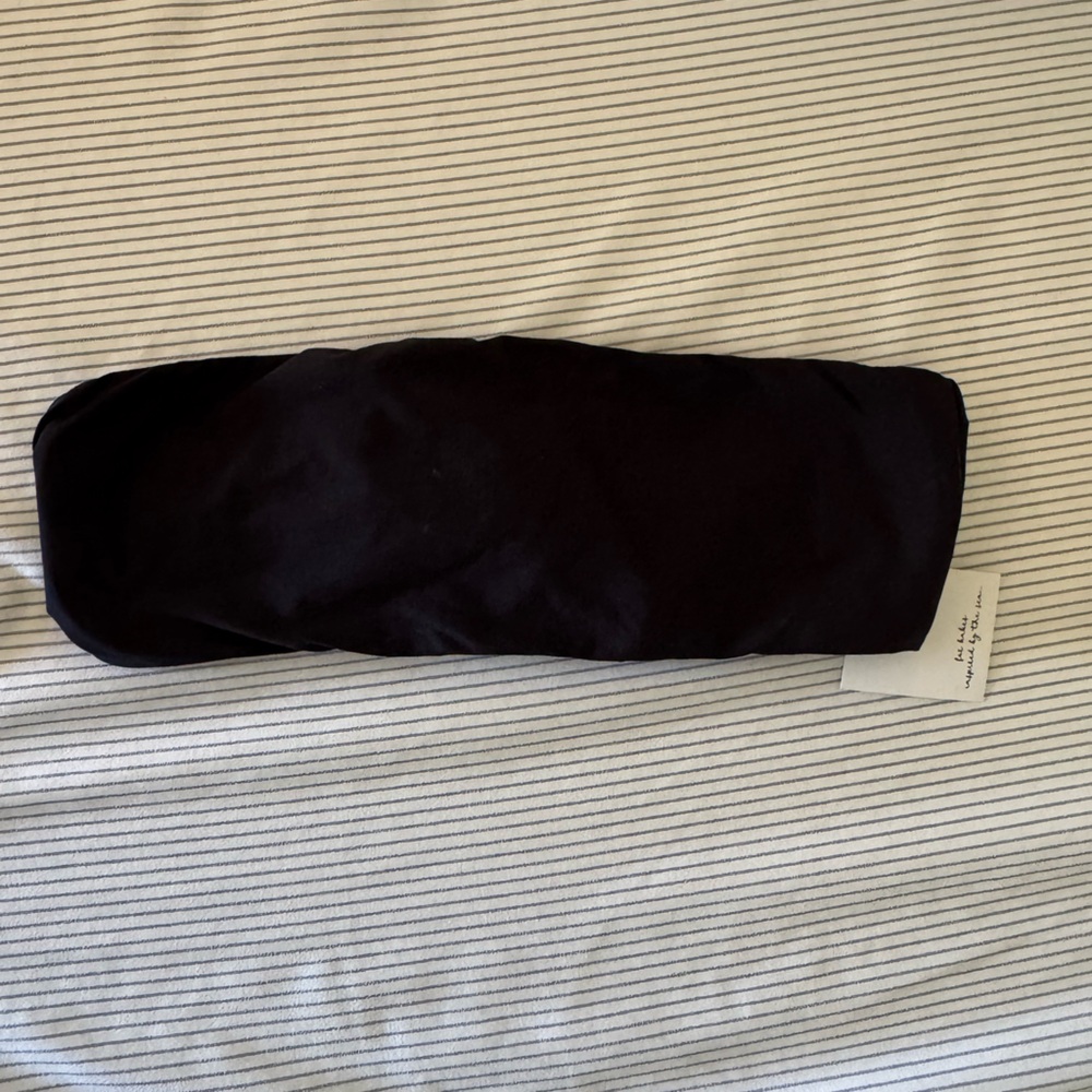 NWT- Black bandeau bikini top